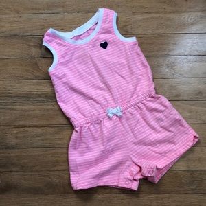 Carter’s One piece bright pink romper